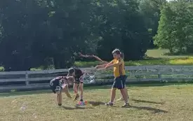 Trzecioklasiści w Łęgu Natura 2