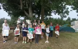 Trzecioklasiści w Łęgu Natura 3