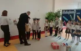 Ślubowanie uczni&oacute;w klasy pierwszej 2025/2026 14