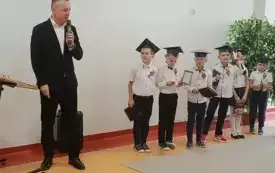 Ślubowanie uczni&oacute;w klasy pierwszej 2025/2026 17