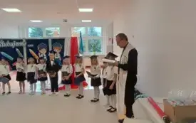 Ślubowanie uczni&oacute;w klasy pierwszej 2025/2026 30