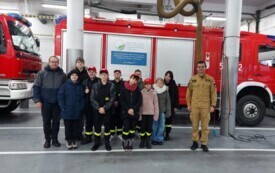 Warsztaty w Komendzie Powiatowej Państwowej Straży Pożarnej 4