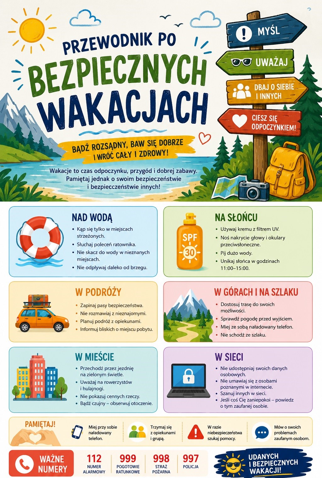 Przewodnik po bezpiecznych wakacjach