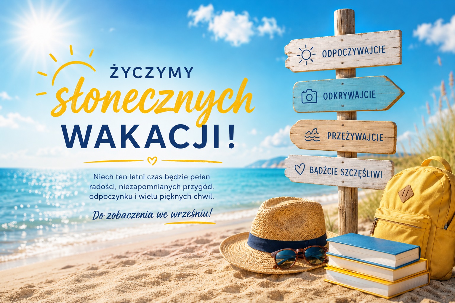 Wakacje- życzenia