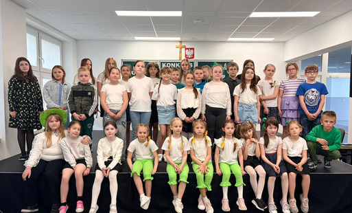 Szkolny Konkurs Piosenki Ekologicznej pod hasłem  "Zielona pięciolinia".